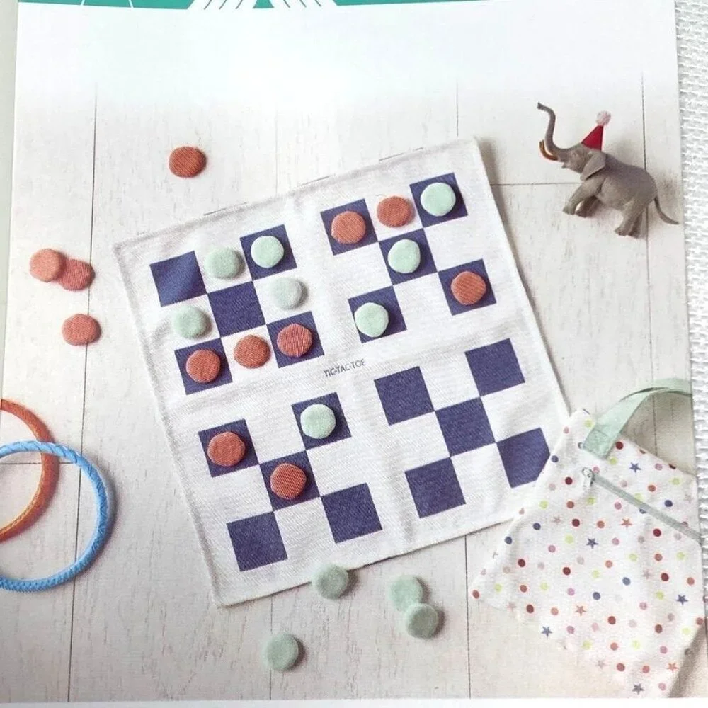 Target Checkerboard Tic-Tac-Toe Kids' Interactive Play 2-in-1 Board Game Set